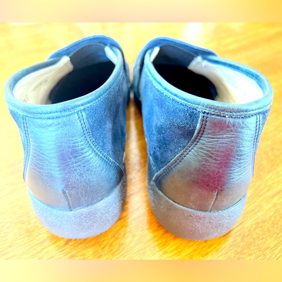 Rare Vintage Suede Bally of Switzerland Shoes Black Slip On Size US W 8 M 6 - Picture 6 of 6